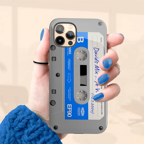 Personalized Retro Audio Cassette Mixtape iPhone Case
